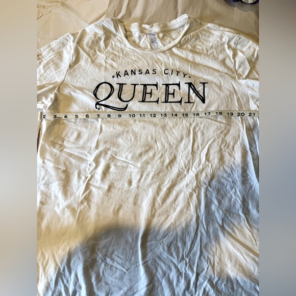 Made in KC “Kansas City Queen” T-Shirt - White, Size XL (New Without Tags) - Picture 7 of 8